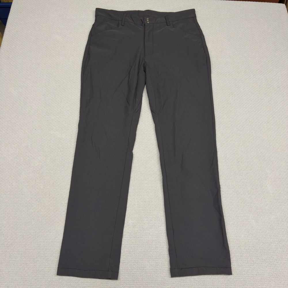Endura Pants Mens Medium Gray Performance Cycling Chino Stretch Tech Casual